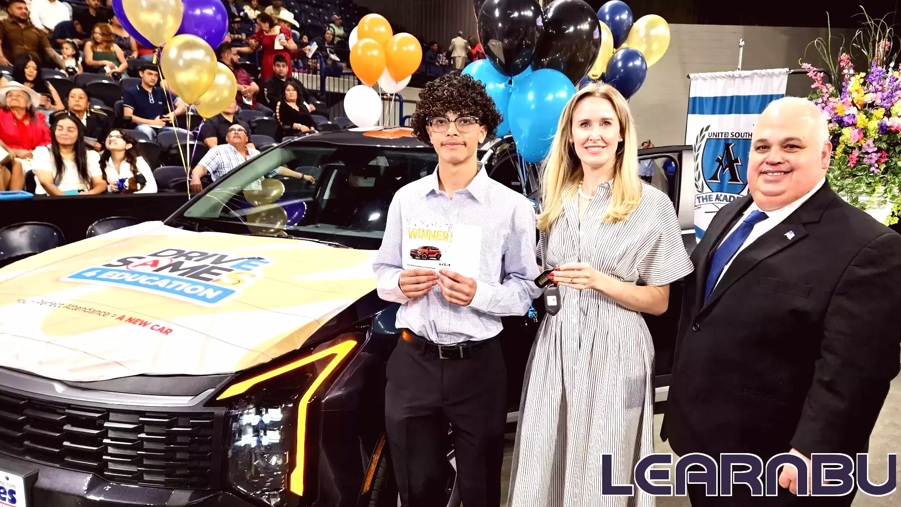 United High School Student Receives New Car for Perfect Attendance