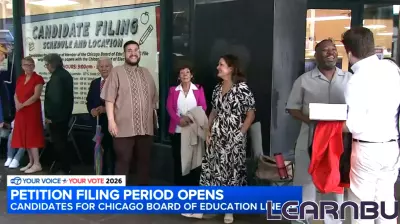 Candidates line up for Chicago Board of Education as petitioning filing period opens