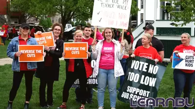 Community Rallies Against Proposed School Budget Cuts